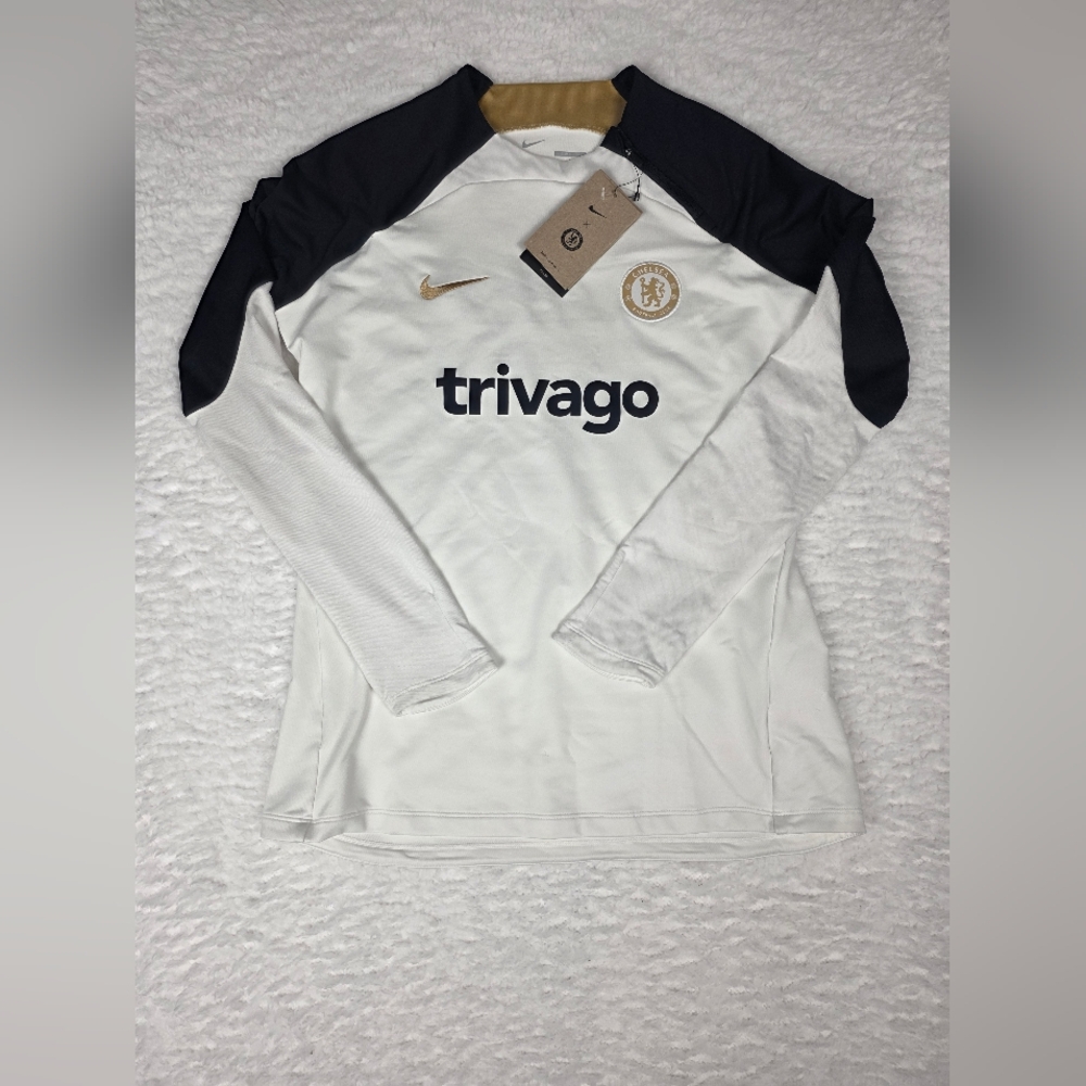 CHELSEA WOMENS 2023/2024 FOOTBALL ZIP SWEATSHIRT TRAINING NIKE ORIGINAL SIZE M